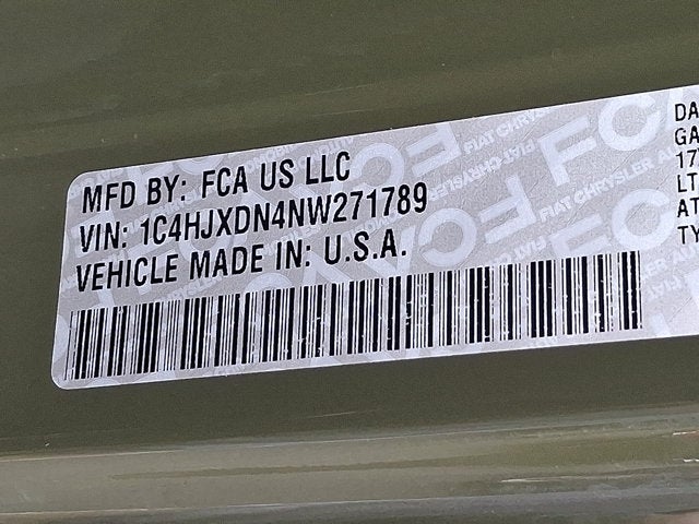 2022 Jeep Wrangler Unlimited Willys