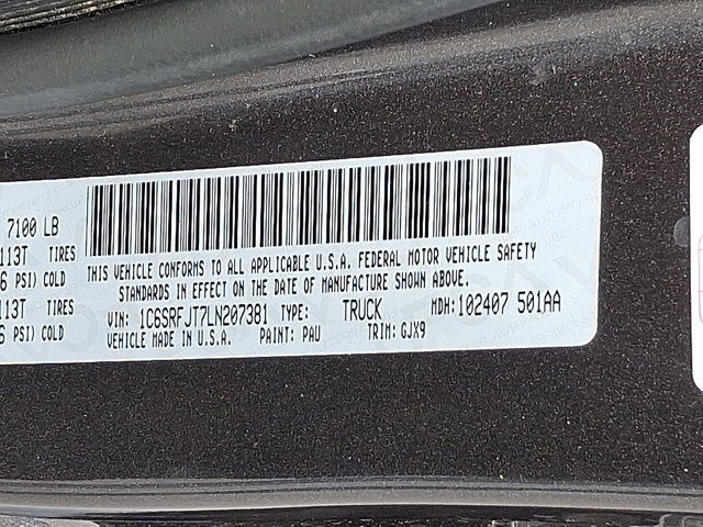 2020 RAM 1500 Laramie