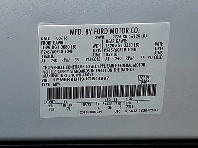 2018 Ford Explorer Base