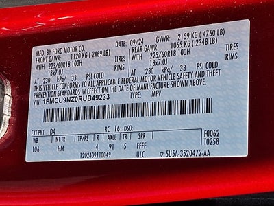 2024 Ford Escape ST-Line Select