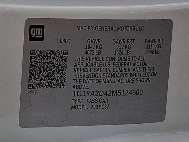 2021 Chevrolet Corvette 1LT