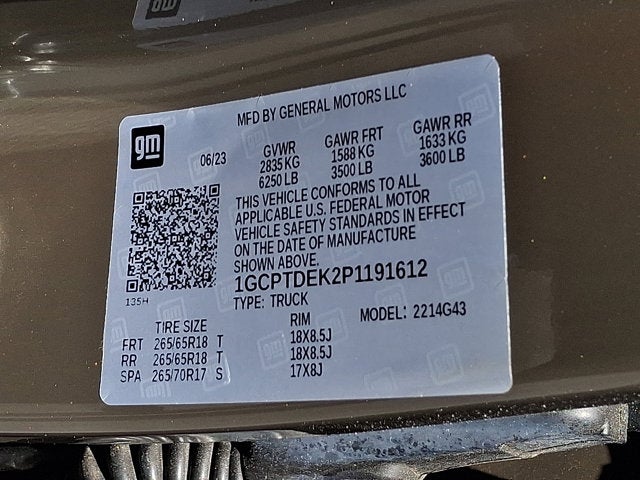 2023 Chevrolet Colorado 4WD Z71