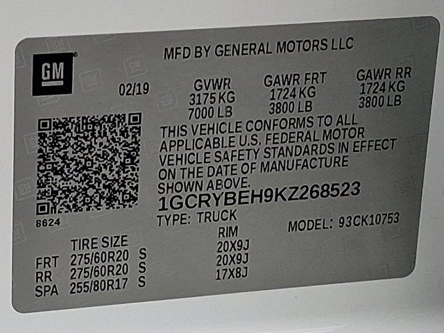 2019 Chevrolet Silverado 1500 Custom