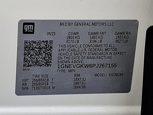 2023 Chevrolet Traverse LT Cloth