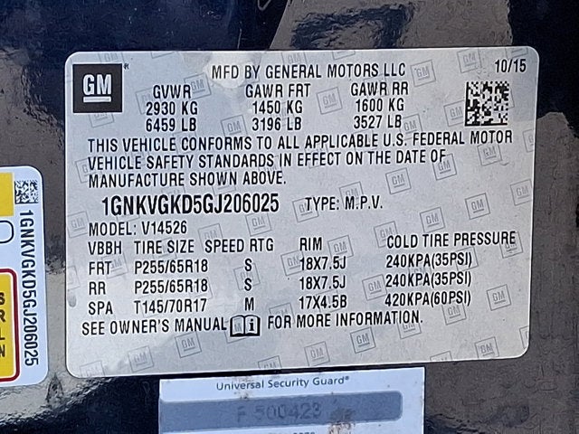 2016 Chevrolet Traverse LT