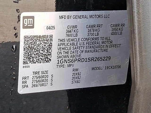 2025 Chevrolet Tahoe Z71