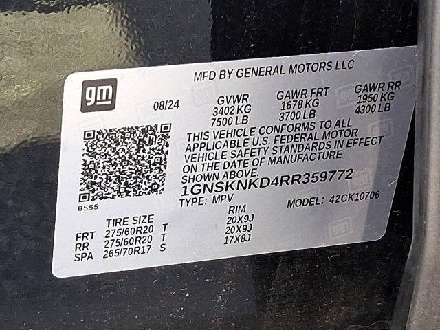 2024 Chevrolet Tahoe LT