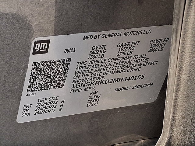 2021 Chevrolet Tahoe RST