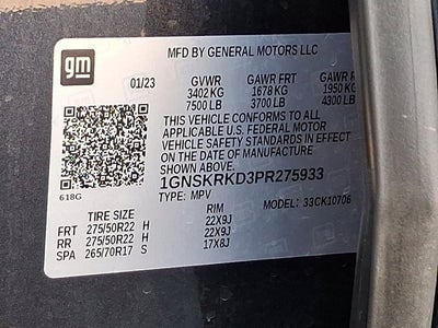 2023 Chevrolet Tahoe RST