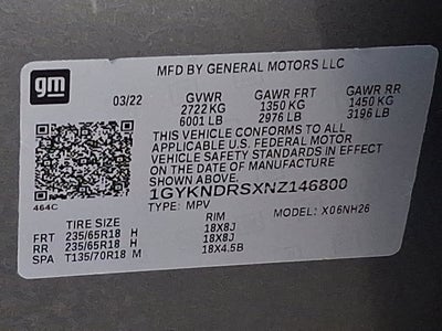 2022 Cadillac XT5 AWD Premium Luxury