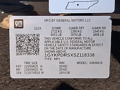 2025 Cadillac XT6 AWD Premium Luxury