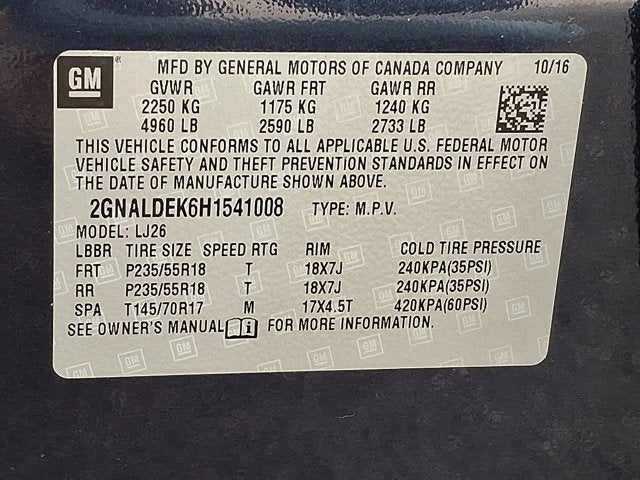 2017 Chevrolet Equinox Premier