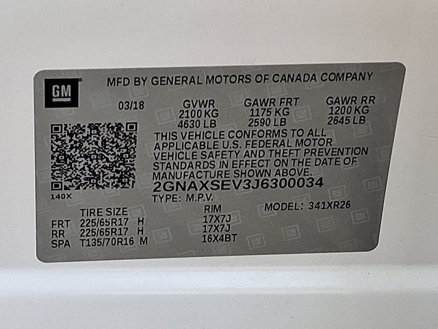 2018 Chevrolet Equinox LT