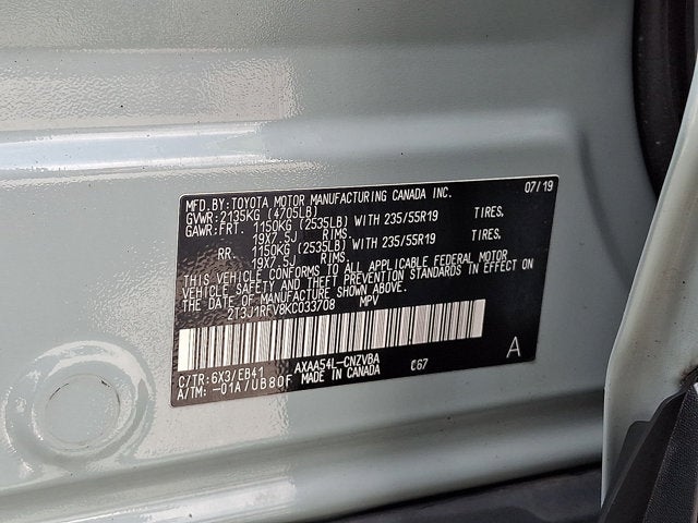 2019 Toyota RAV4 Adventure