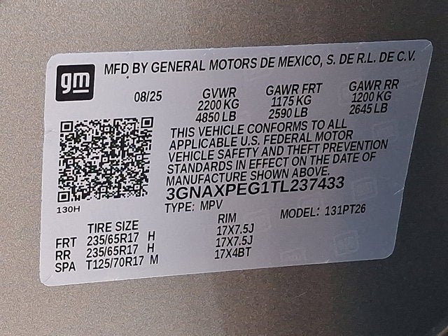 2026 Chevrolet Equinox AWD LT