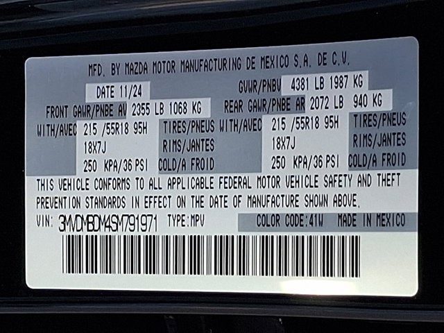 2025 Mazda Mazda CX-30 2.5 S Premium Package