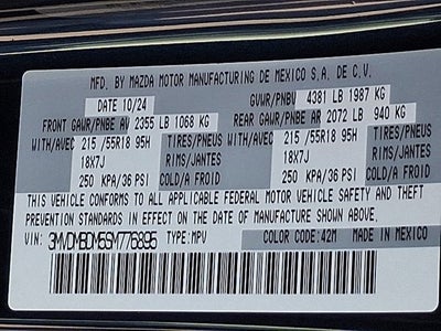 2025 Mazda Mazda CX-30 2.5 S Premium Package