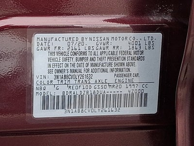 2020 Nissan Sentra SV