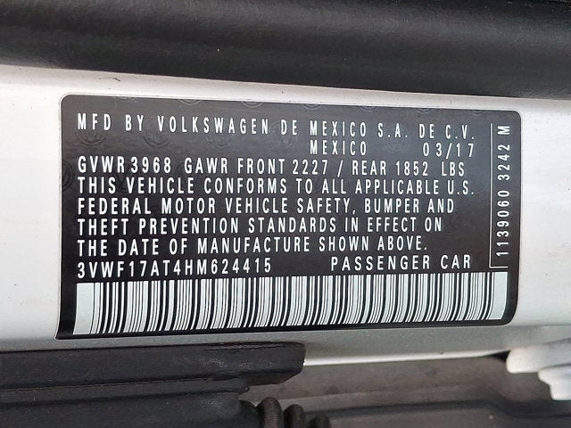 2017 Volkswagen Beetle 1.8T S