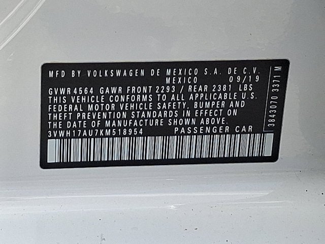 2019 Volkswagen Golf Alltrack S