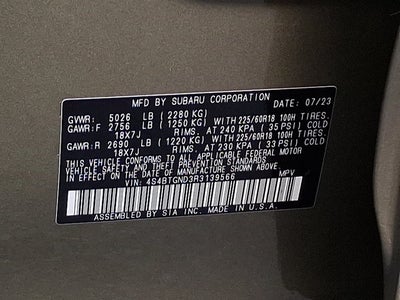 2024 Subaru Outback Limited XT