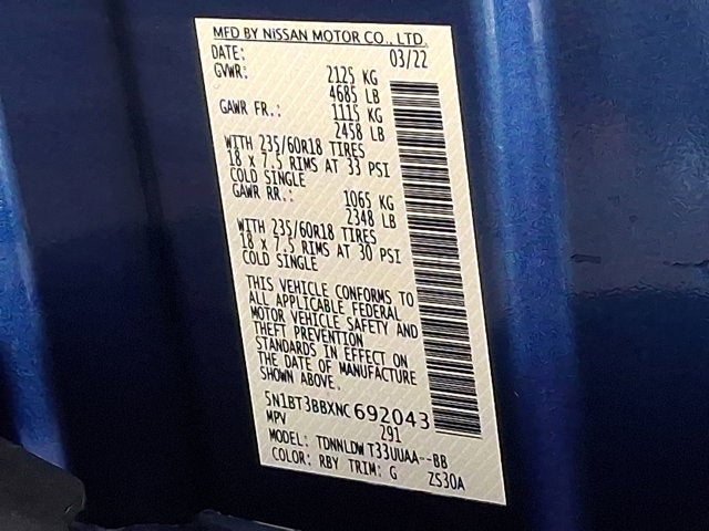 2022 Nissan Rogue SV