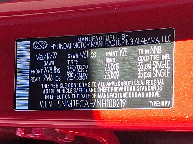 2022 Hyundai Tucson Limited