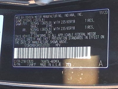 2024 Toyota Highlander XLE