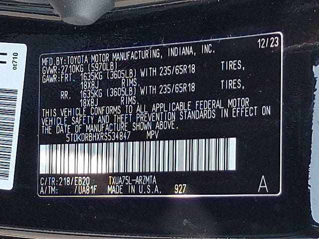 2024 Toyota Highlander XLE