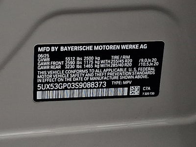 2025 BMW X3 30 xDrive