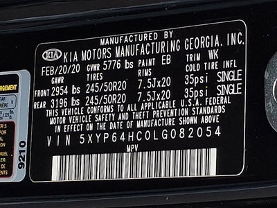 2020 Kia Telluride S