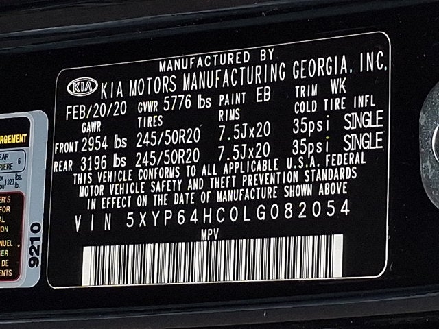 2020 Kia Telluride S