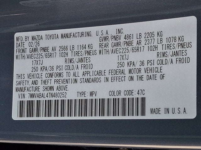 2026 Mazda Mazda CX-50 2.5 S Select AWD