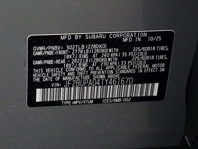 2026 Subaru Outback Premium