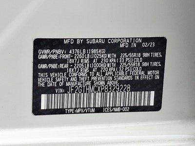 2023 Subaru Crosstrek Limited