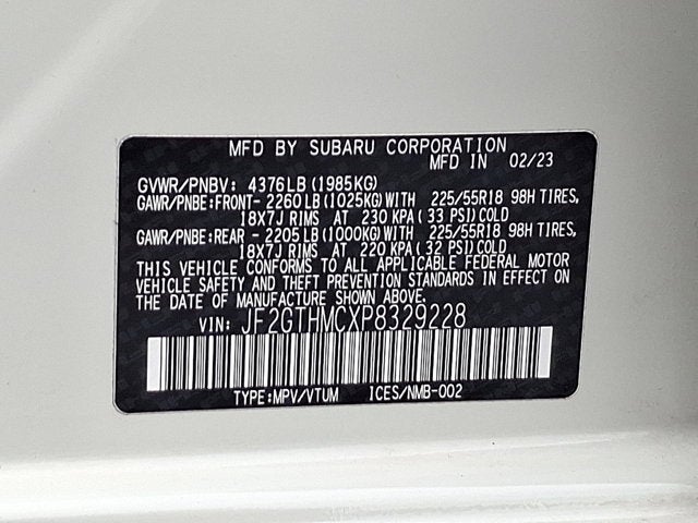 2023 Subaru Crosstrek Limited