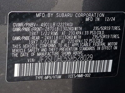 2025 Subaru Forester Sport