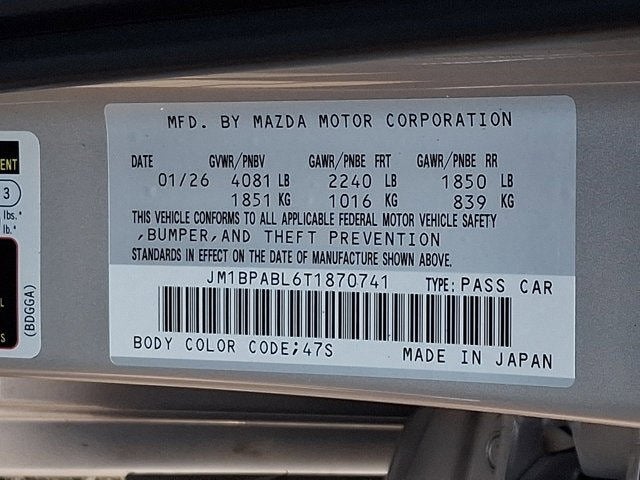 2026 Mazda Mazda3 Sedan 2.5 S Select Sport