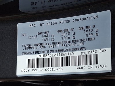 2026 Mazda Mazda3 Sedan 2.5 S Preferred