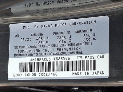 2026 Mazda Mazda3 Sedan 2.5 S Preferred