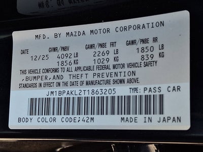 2026 Mazda Mazda3 Hatchback 2.5 S Select Sport