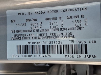 2026 Mazda Mazda3 Hatchback 2.5 S Premium