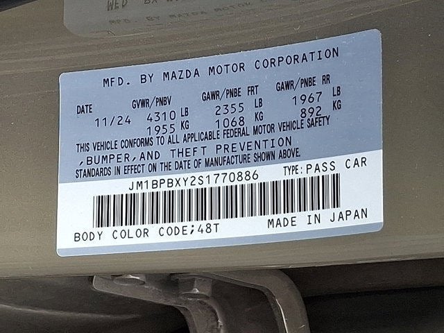 2025 Mazda Mazda3 Sedan 2.5 Carbon Turbo