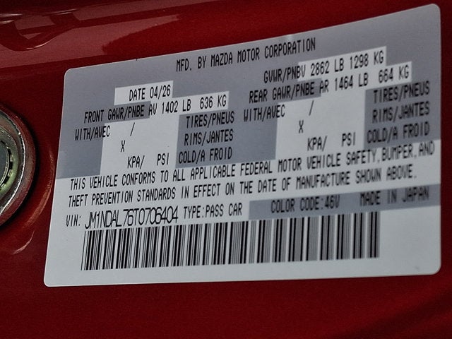 2026 Mazda Mazda MX-5 Miata RF Club