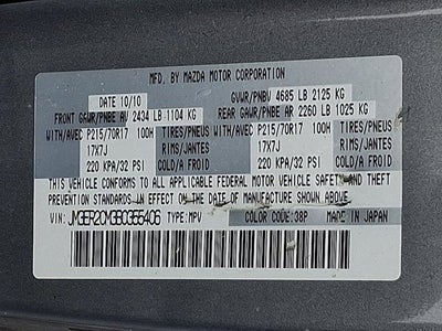 2011 Mazda Mazda CX-7 i Touring