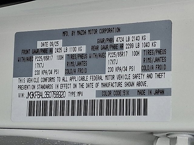 2025 Mazda Mazda CX-5 2.5 S AWD