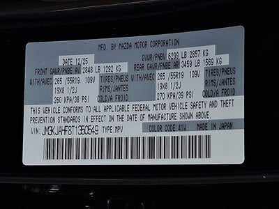 2026 Mazda Mazda CX-70 Plug-In Hybrid SC AWD