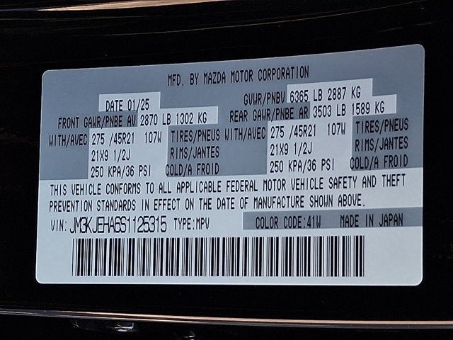 2025 Mazda Mazda CX-70 PHEV Premium Plus Package