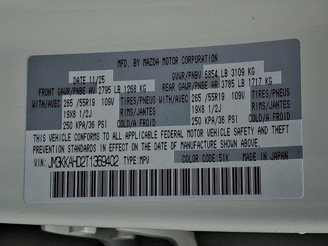 2026 Mazda Mazda CX-90 3.3 Turbo Select AWD