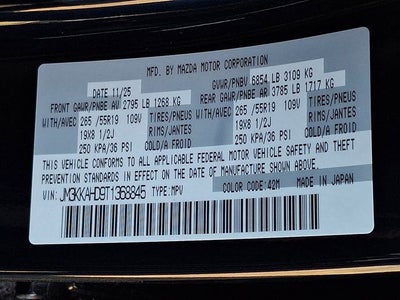 2026 Mazda Mazda CX-90 3.3 Turbo Select AWD